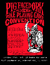 Pig Faced Ork Old School Roleplaying Game Convention